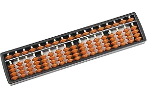 Weiye Kunststoff Abacus Arithmetisch Soroban Taschenrechner 13/17 Ziffern 17 Digits