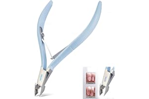 AFTREN Tronchesino professionale per cuticole JAW 16 Forbici per cuticole in acciaio inossidabile Forbici per unghie affilate Strumento per la rimozione delle cuticole per ciglia Uso domestico Blu