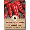 Peperone Seeds for Planting | Red Peperone Seeds - Organic Vegetable Peperone Seeds for Growing inb home & Garden
