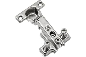 Mprofi MT® 4 Pièces | Mini Charnières Porte Placard | Porte Existante | Ø26mm Charnières de Placard de Meuble | Charnière Invisible | Charnière de Cuisine pour Porte D'armoire