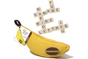BANANAGRAMS - Jeu de Lettres et de rapidité pour Petits et Grands 91097, Jaune - version française