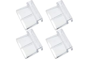 MEETOOT 4pcs Fish Tank Bracket 5mm Acrylic Fish Tank Support Tools Clear Aquarium Fish Tank Glass Cover Clip Support Holder
