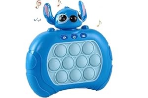 YOIMCKAY Stitch Fidgets Toys, Stitch Push Bubbles,Stitch Puzzle Game Giochi di Stitch, Gioco di Spinta veloce, Gioco di Spinta Veloce per Adulti, Giocattolo di Spinta Veloce con Luci(N)