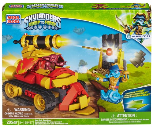 Preisvergleich Produktbild Mega Bloks 95497 - Skylanders Boss Tank Showdown, Konstruktionsspielzeug