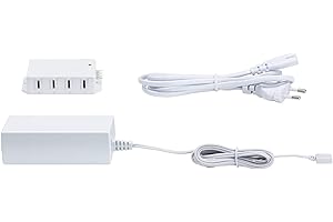 Paulmann 99948 Lampada per mobili Clever Connect Driver 12 DC incl. distributore 8x max. 36 Watt trasformatore bianco plastica alimentatore