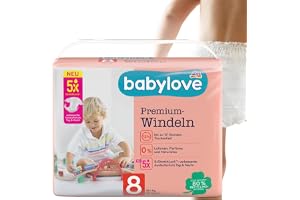 babylove Blöjor premium storlek 8 XXL 18 kg, 28 stycken