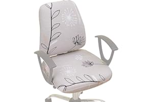 wonderfulwu Computer Office Chair Cover, Removable Stretch Chair Covers Chair Protective Slipcover (A0)