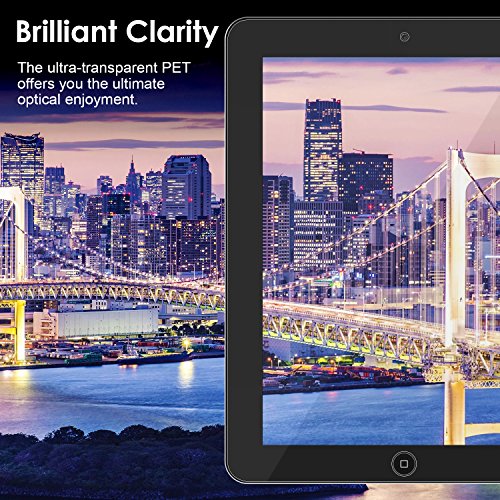 JETech 2-Pack iPad 2 / 3 / 4 Schutzfolie Premium Folien Kristallklar Displayschutz Screen Protector für Apple iPad 2/3/4 (HD Klar) - 4
