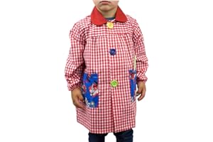 KLOTTZ Grembiule Scolastico Spiderman Bambine e Ragazze