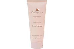 My Little Coco BABY MAMA Cocooning Bump Butter 200ml | With Coconut Oil, Shea Butter & Rosehip for Smooth, Supple Skin | Helps Reduce Stretch Marks | Paediatrician Approved for Expectant Mothers