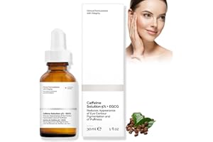 KANGXIN Caffeine Solution 5% + EGCG,Caffeine Eye Serum,Eye Serum for Dark Circles,Under Eye Cream Anti Wrinkle,Eye Cream for Dark Circles and Puffy Eyes,Firming Eye Cream,Eye Bag Cream Fade Fine Lines