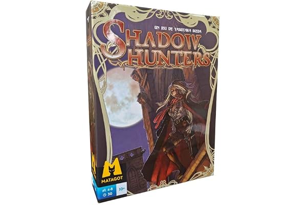Matagot Shadow Hunters – Jeu de Société à Rôles Cachés | 4 à 8 Joueurs | Dès 8 Ans | Alliances, Bluff et Suspense | Partie Rapide et Fun en Famille ou Entre Amis