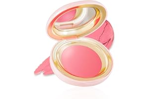 NEWVENPER Wasserfeste Multi-Rouge-Creme Blush, 2-in-1-makeup blush-Rouge mit Spiegel für Wangen, Augen und Lippen, langanhaltend und geschmeidig, cremig, für alle Hauttypen und Töne,Nearly Rose