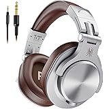 OneOdio A71 Hi-Res Cuffie Cablate Over Ear, per Musica con Audio Stereo e Shareport, Jack da 3,5 mm e 6,35 mm, Pieghevoli, Ma