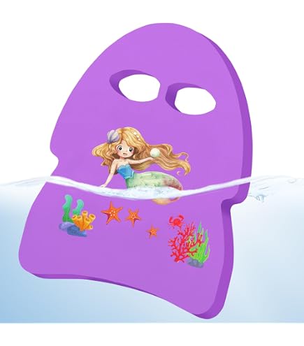 Satiskid Planche De Natation En Mousse EVA – Flotteur Antidérapant 40x32x2,8 Cm, Pour Adultes Et Enfants Débutants