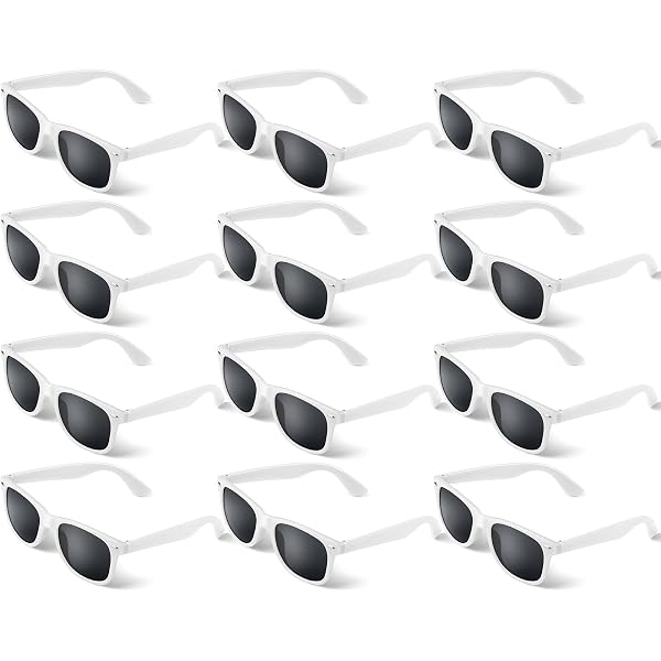 Lunettes De Soleil Fluos - Lot De 6 Paires - Style Rétro - UV400 - Pour Fêtes Et Quotidien
