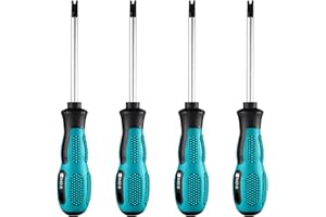 SUNBEAUTIFUL 4 pezzi Cacciavite a Forcella M1.7/M2.0 /M2.3 /M2.6 Punte Forcella Cacciavite a Forma di U Cacciavite Magnetico U Set di Cacciaviti Punte U Cacciavite Punte U per La Riparazione Di Bricolage La Casa