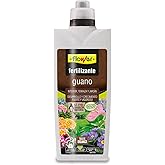Flower - Liquid Fertilizer Guano 1L | Fertilizer Guano NPK 6-4-5 | Indoor, Outdoor and Garden Plants | Natural Organic Fertil