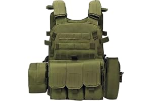 Airsoftväst för Barn Justerbar skyddsutrustning med flera fickor | Säkerhetsväst för Barn För Simulering, Paintball, Träning, Jakt, Utomhusaktiviteter, Cosplay, Kostym, Rollspel, Strid Och
