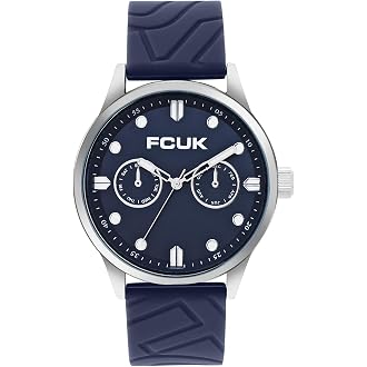 French Connection FCUK TRACKOR FW25 Men’s Analog Watch with Blue Case & Matt Blue Dial - FC182U