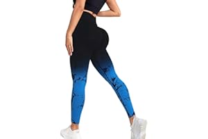 Neteson Leggings Deportivos Mujer Push Up Cintura Alta Mallas Anticeluliticos Sin Costuras Opaco Scrunch Butt Pantalones Gym Yoga Fitness Jogging Entrenamiento