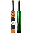 The Gre8 Cricket Bat Popular Willow (Full Size) Tennis Balls (850-1000) GMS Light Weight 2 Piece Combo Cricket Bat
