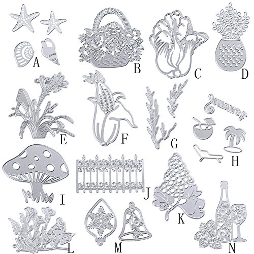 FEITONG Metal Cutting Dies Schablone DIY Kreatives Scrapbooking Prägen Album Papier Karte (A) - 4