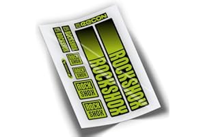 PEGATINEA Rockshox Recon 2021 Colours WP442 Lime Green Fork Stickers