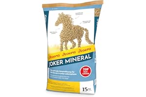 Josera Joker Mineral, 1 x 15 kg, Comida para Caballos Premium para Todas Las Razas en Cualquier Etapa de la Vida, Solución Total óptima, Huesos y articulaciones Fuertes, Alimento Mineral