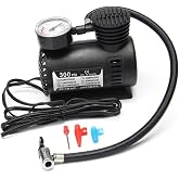 Orret Home 12V Mini Hava Kompres&ouml;r&uuml; &ndash; Ara&ccedil; &Ccedil;akmaklık Tipi 300 PSI Lastik Şişirme Pompası, Araba/Bisiklet/Motosiklet Lastiği v