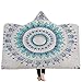 Produktbild iBlan Throw Decken für Sofa und Bett,Wrinkle Resistant,Anti-Fade,3D Druck Mandala mit Kapuze Decke Haube Decke Verdickung Decke Heimdecke Kinder Decke Nickerchen Decke, 150X200CM