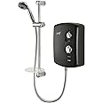 Triton Showers Amber 3 | Shower Electric | 9.5 KW I Black I Electrical Showers | Replacement Shower | Anti Twist Hose | Best Electric Shower Units Bathrooms