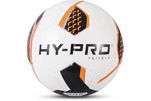 Hy-Pro, Calcio Unisex, Rosso/Nero/Arancione, Trivela Size 5