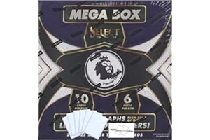 StreetCards 2024-25 Select Premier League Soccer EPL Mega Box with 60 Trading Cards + 6 Toploaders Magnet!