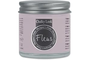 FLEUR DESIGNER'S PAINT | Pittura ad Acqua, Effetto Gesso Naturale, Extra Opaca, Fleur Tester Chalky F70, Colore Emma Bovary, Made in Italy, Formato Campione da 50 ml