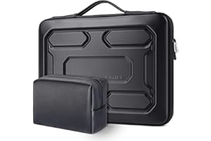 DOMISO Torba na laptopa 14″, wodoodporna torba, ochronny pokrowiec na laptopa, odporna na wstrząsy torba do 14″ ThinkPad E480/13,5″, Microsoft Surface Book / HP Pavilion 14, Stream 14, czarna