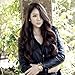 Long Curly Wavy Full Hair Wig for Women (Black)