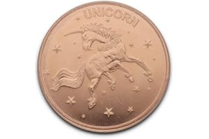 Private Mint 1 Unze (AVDP) .999 fein Kupfer ''Unicorn - Einhorn''