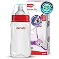 LuvLap Anti-Colic Wide Neck Natura Flo Baby Feeding Bottle, 250ml, New Born / Infants / Toddler upto 3 years, BPA Free