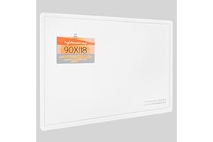 LIGHTOMORROW Große Pinnwand - 90 x 118 Zentimeter, dekorative Filz-Pinnwand für die Wand - faltbares Fotodisplay mit selbstklebendem Klebeband, inklusive 20 Pinnadeln - Weiß