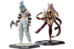 Jiumaocleu Daki and Gyıtarś Figur Statue - 30cm PVC Anime Figur Modell, große Kimetsu No Yaiba Skulptur handgefertigte Sammlerstücke Desktop Dekoration
