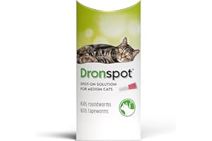 HOT SHOT TOOLS Dronspot Medium Cat Spot-on Worming Solution 1 Pipette