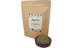 IGART FOOD&WOOD Torkad mejram 1000g, aromatisk bladkrydda, 100% naturlig, perfekt för soppor, grytor och kötträtter, Origanum majorana, 1KG