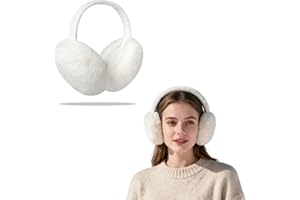 BAIYSFFG Fluffy Earmuffs for Women,Winter Ear Muffs Adjustable Warm Earmuffs Plush Fluffy Winter Ear muffs Ear Warmers For Women Girls