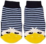 Country Kids Slipper Danny Animal Print Socks, 3-5 Years (Manufacturer Size:3-5 years), Blue (Blue)