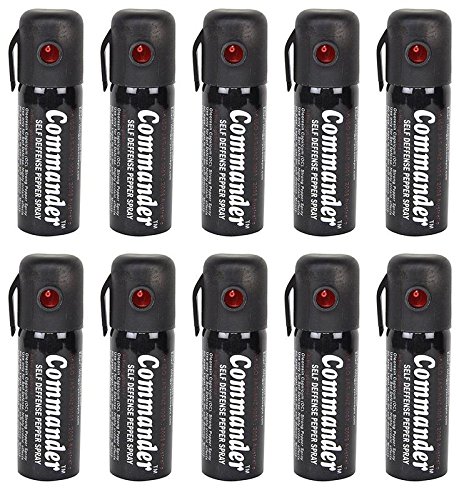 Commander Self Defense Pepper Spray - 35 gm (Black) (Combo of 10) RS.1299 (58.00% Off) - Amazon Commander Self Defense Pepper Spray - 35 gm (Black) (Combo of 10) RS.1299 (58.00% Off) - Amazon