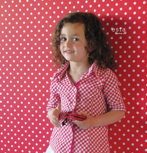 Tapete Punkt Rot – 115742 – von ESTAhome.nl - 3