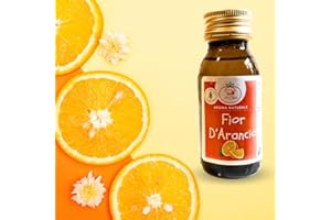 20Tipici® Aroma Naturale 60ml - Aroma Fior D'Arancio 60ml - Aroma Naturale Per Pastiera Napoletana, Cannoli Siciliani,Torta Rovesciata all'Arancia, Crostata di Mele (Fior d'Arancio)