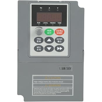 Dioche AC 380 V 1,5 KW Frequenzumrichter – 4 A, 3-Phasen-Drehzahlregler, VFD Für Dreiphasenmotoren, PWM-Steuerung, Mit Eingebautem Filter