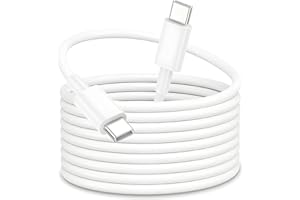 IPRO ACCESSORIES For Google Pixel 10/10 Pro/10 Pro XL/10 Pro Fold/9a/9/9 Pro/9 Pro XL Charger Cable, High Speed Charging Cable, Data Transfer Type C Fast Charging Cable [1M] USB C to USB C Charger Cable (White)